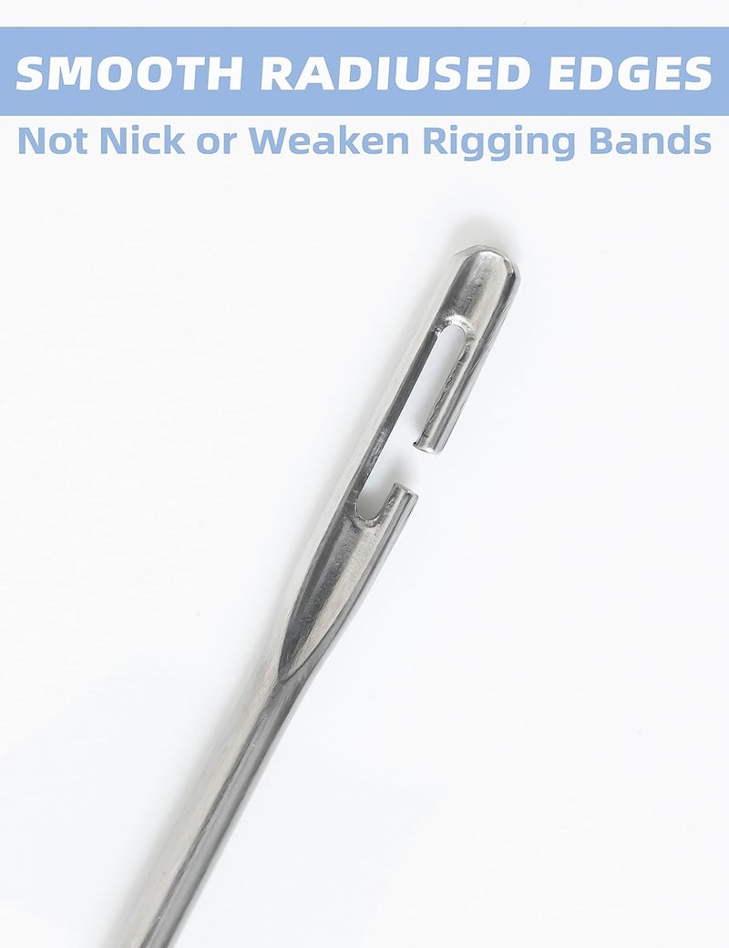 BLUEWING Bait Rigging Needles 4in, 6in, 9in Stainless Steel for Saltwater and Freshwater Fishing, 3pcs - Image 2
